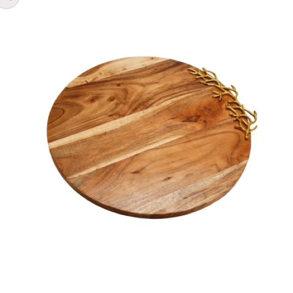 WOODEN HANDMADE CHARCUTERIE CUTTING CHOPPING BOARDS GOLD CORAL KITCHEN DECOR - Picture 8 of 9